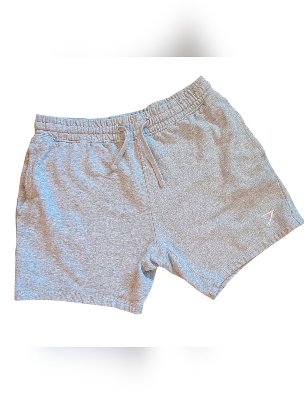 Men's 7" GymShark Cotton Grey Shorts Workout Size Large